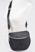 Stone Studded Crossbody Bag - Crowned Energy CO.