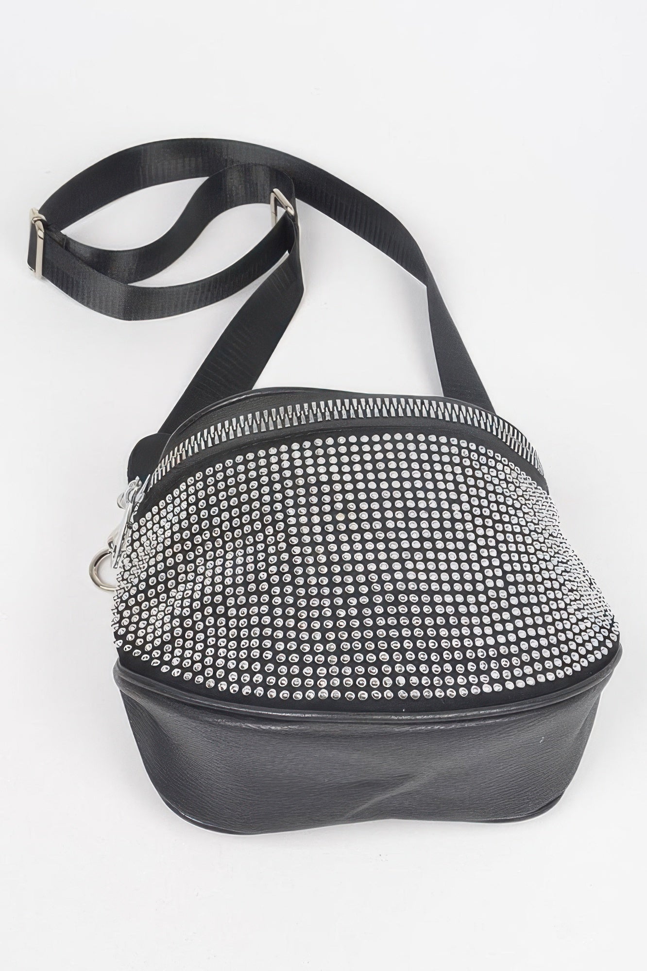 Stone Studded Crossbody Bag - Crowned Energy CO.