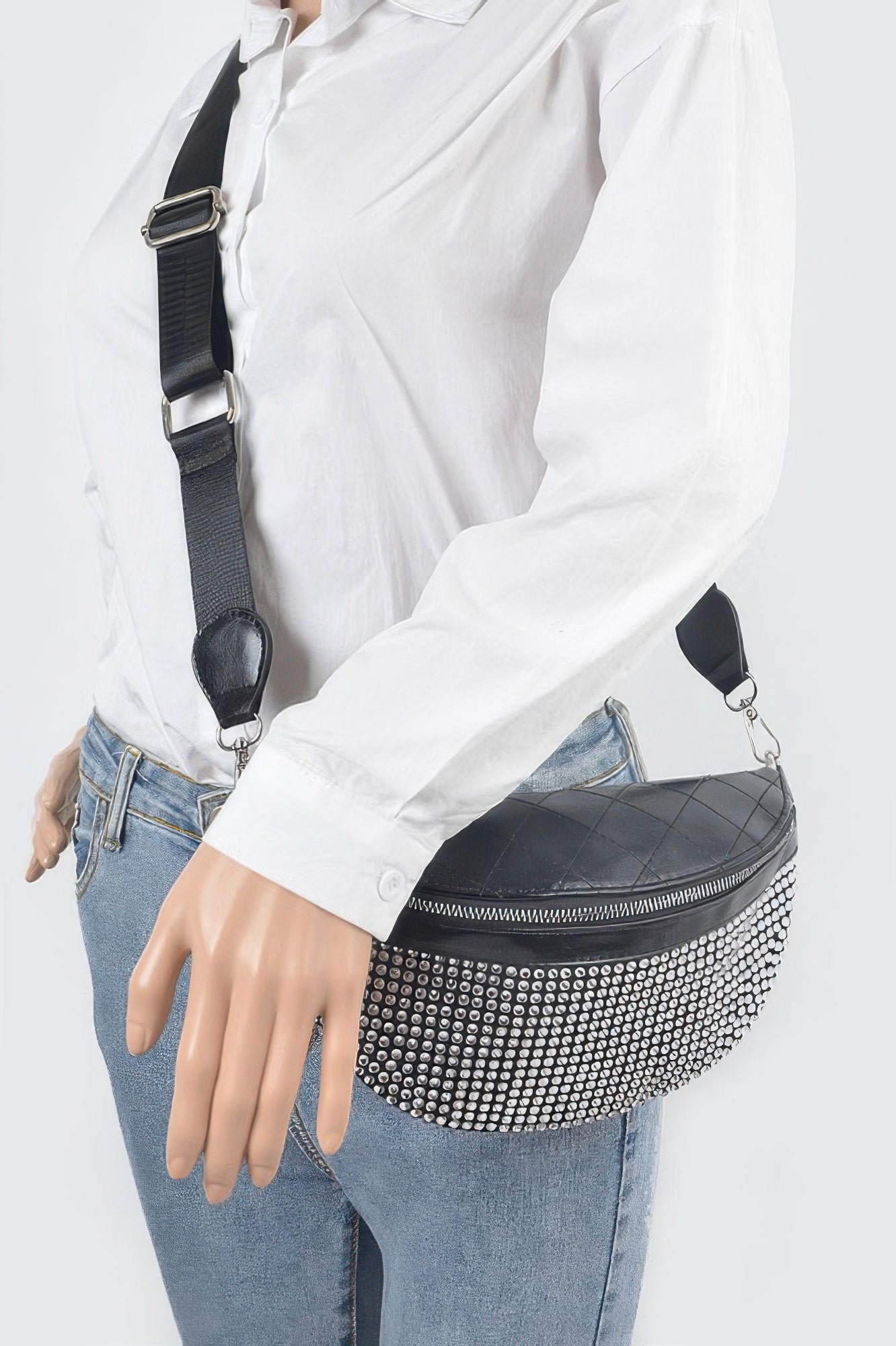 Stone Studded Fanny Pack - Crowned Energy CO.