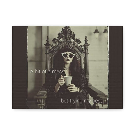 Crowned Energy CO. 12" x 9" (Horizontal) / 1.25" Printify Canvas Stretched Canvas Wall Art, Motivational Decor for Home, Inspirational Quote Art for Living Room or Office