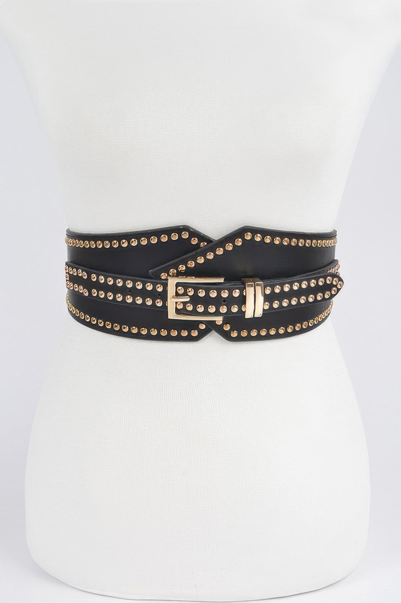 Studded Wide Stretch Belt - Crowned Energy CO.