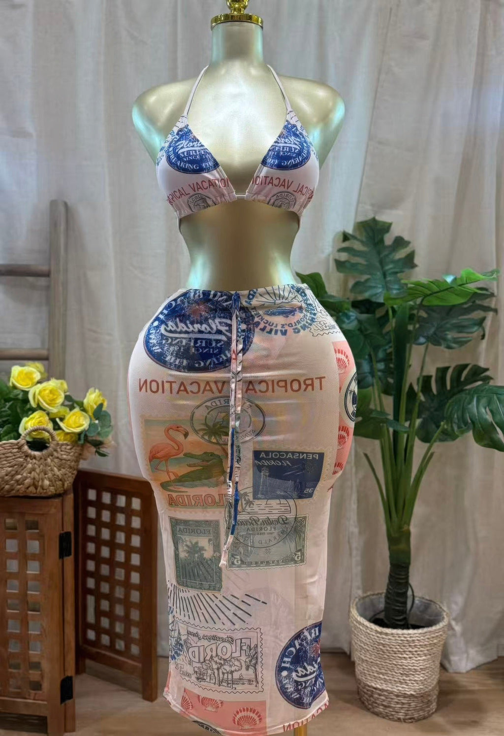 Sunstamp Bikini Set - Crowned Energy CO.