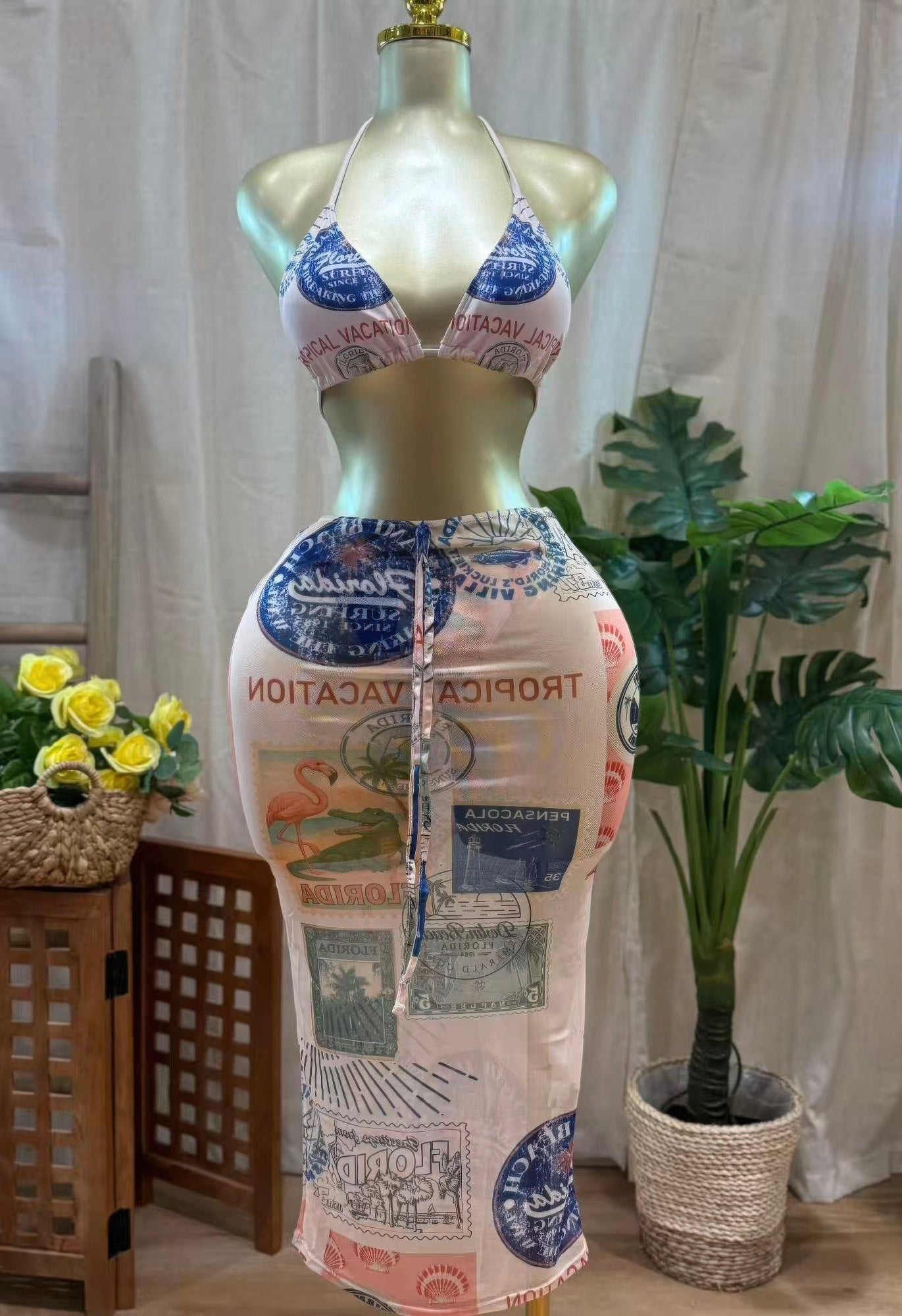 Sunstamp Bikini Set - Crowned Energy CO.