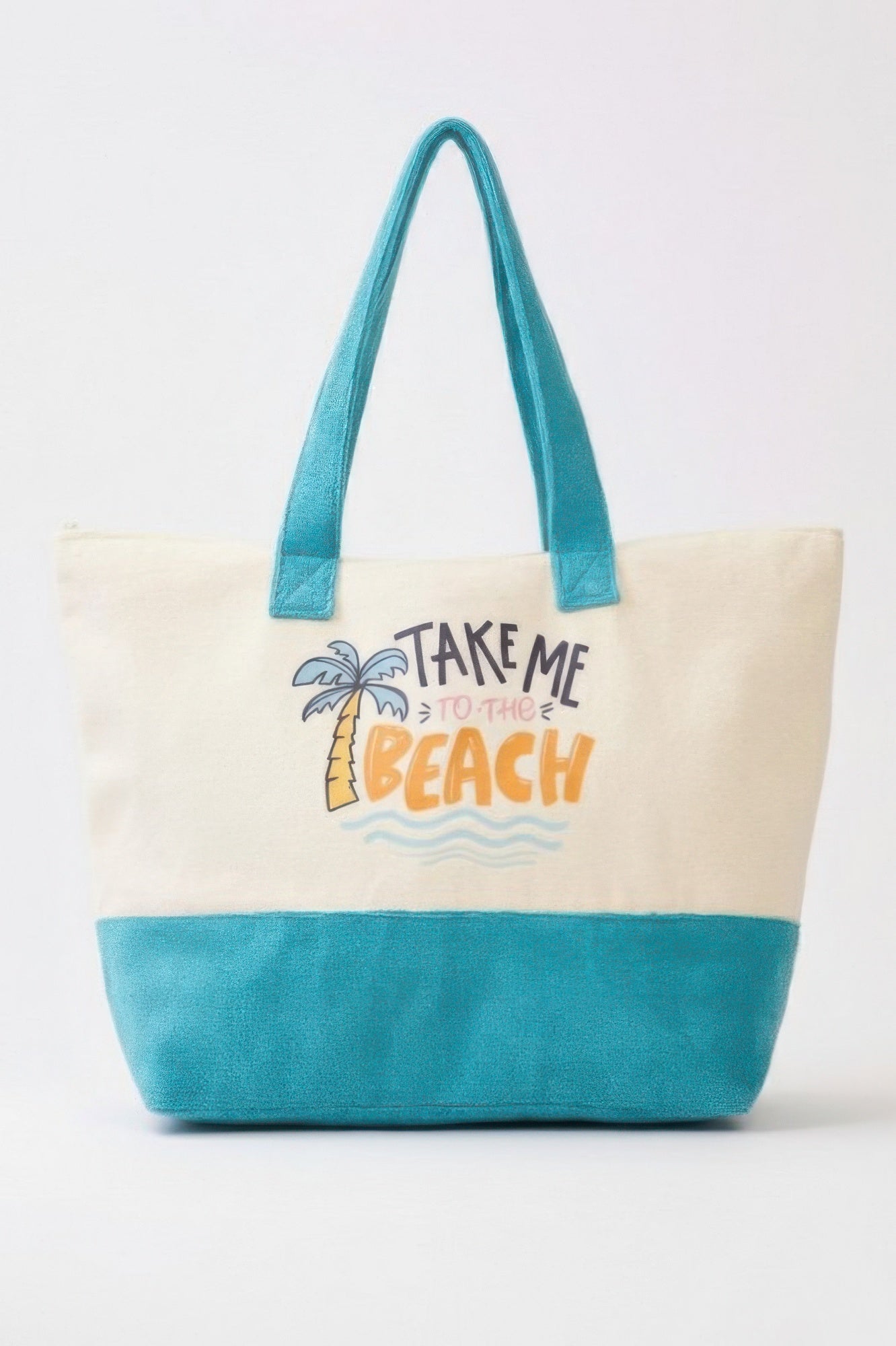 Take Me To The Beach Terry Tote - Crowned Energy CO.