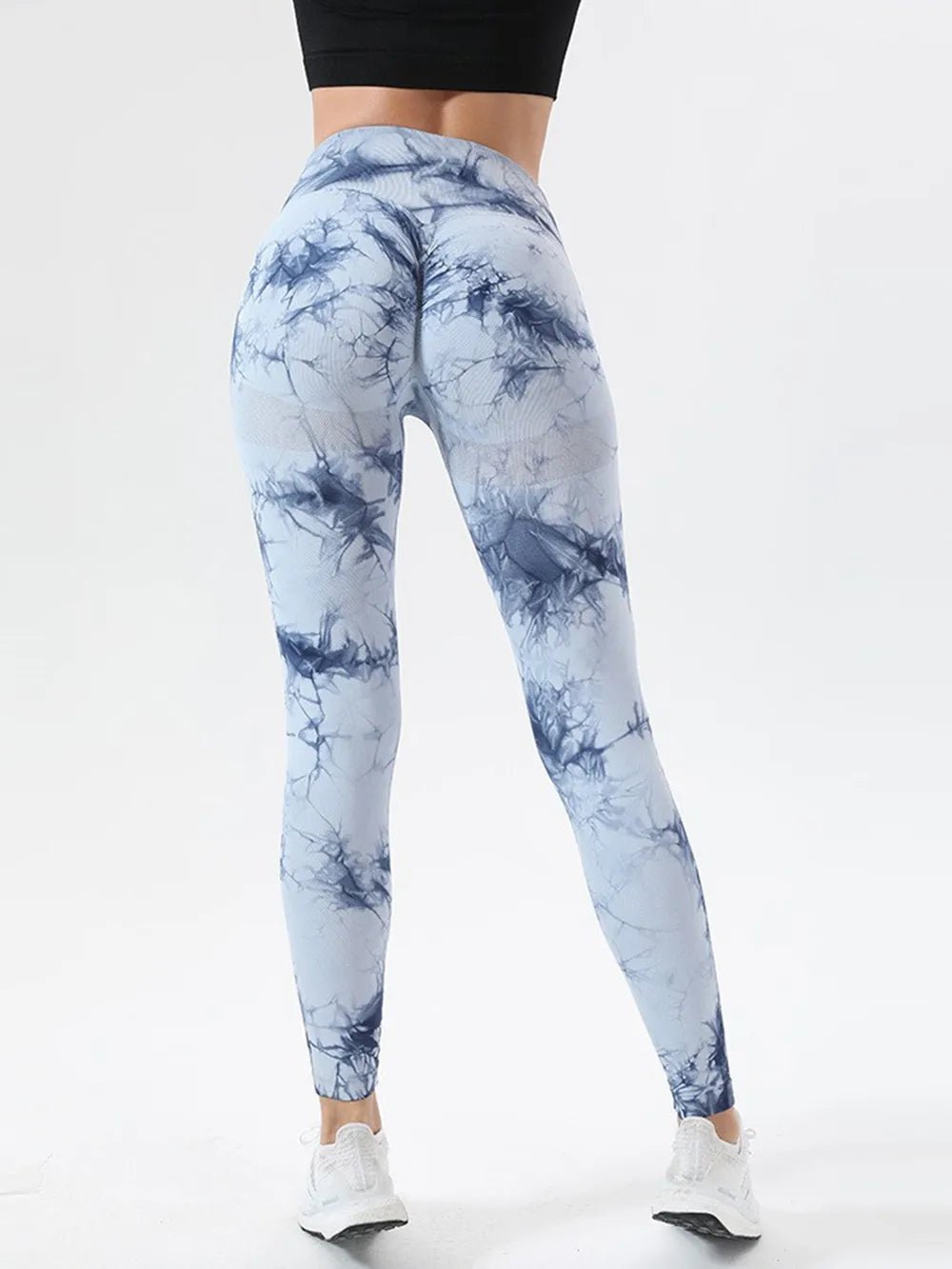 Tie - Dye High Waist Active Leggings - Crowned Energy CO.