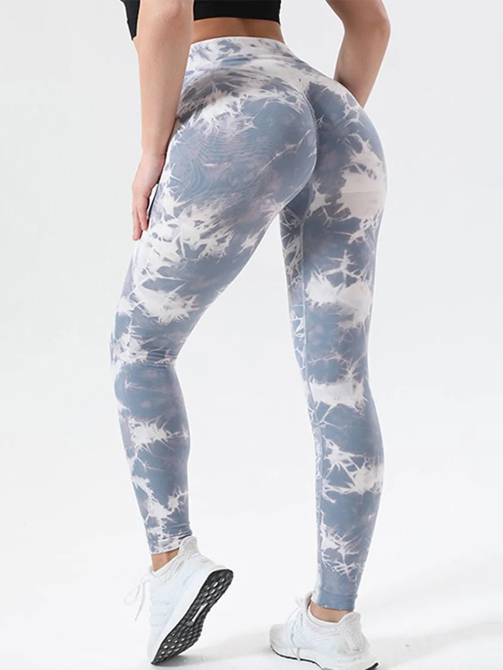 Tie - Dye High Waist Active Leggings - Crowned Energy CO.