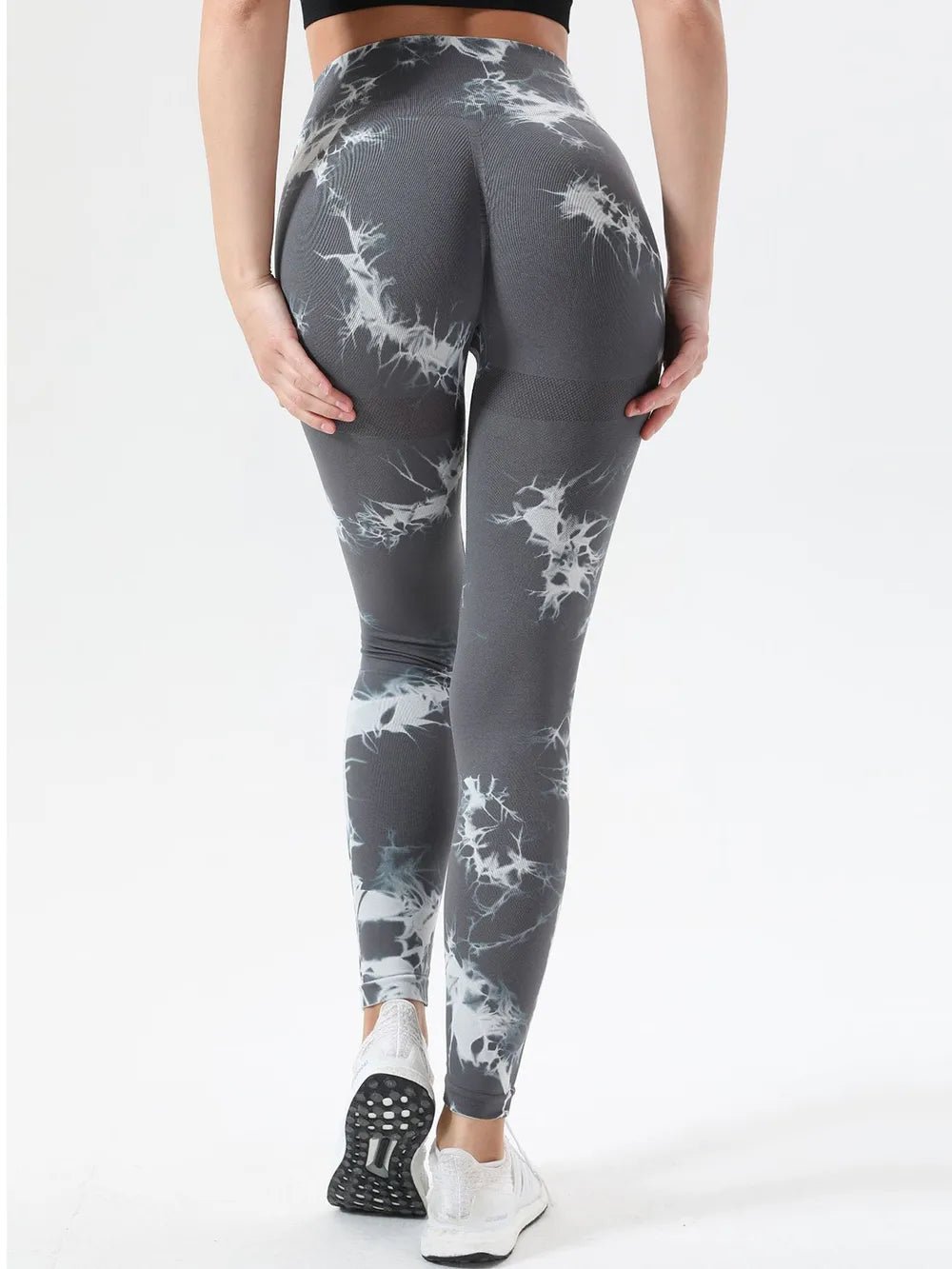 Tie - Dye High Waist Active Leggings - Crowned Energy CO.