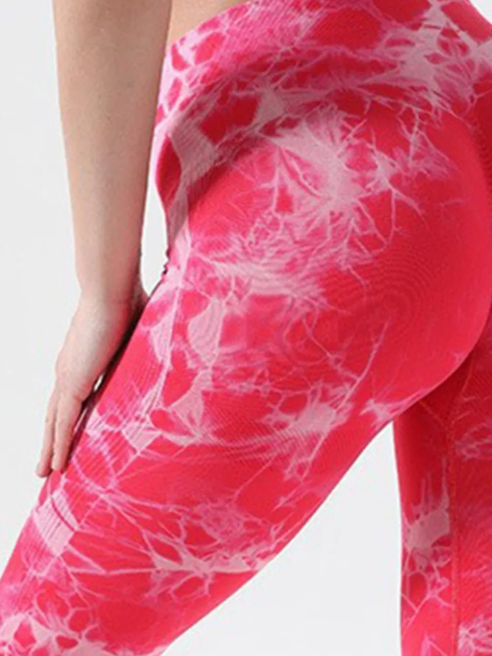 Tie - Dye High Waist Active Leggings - Crowned Energy CO.