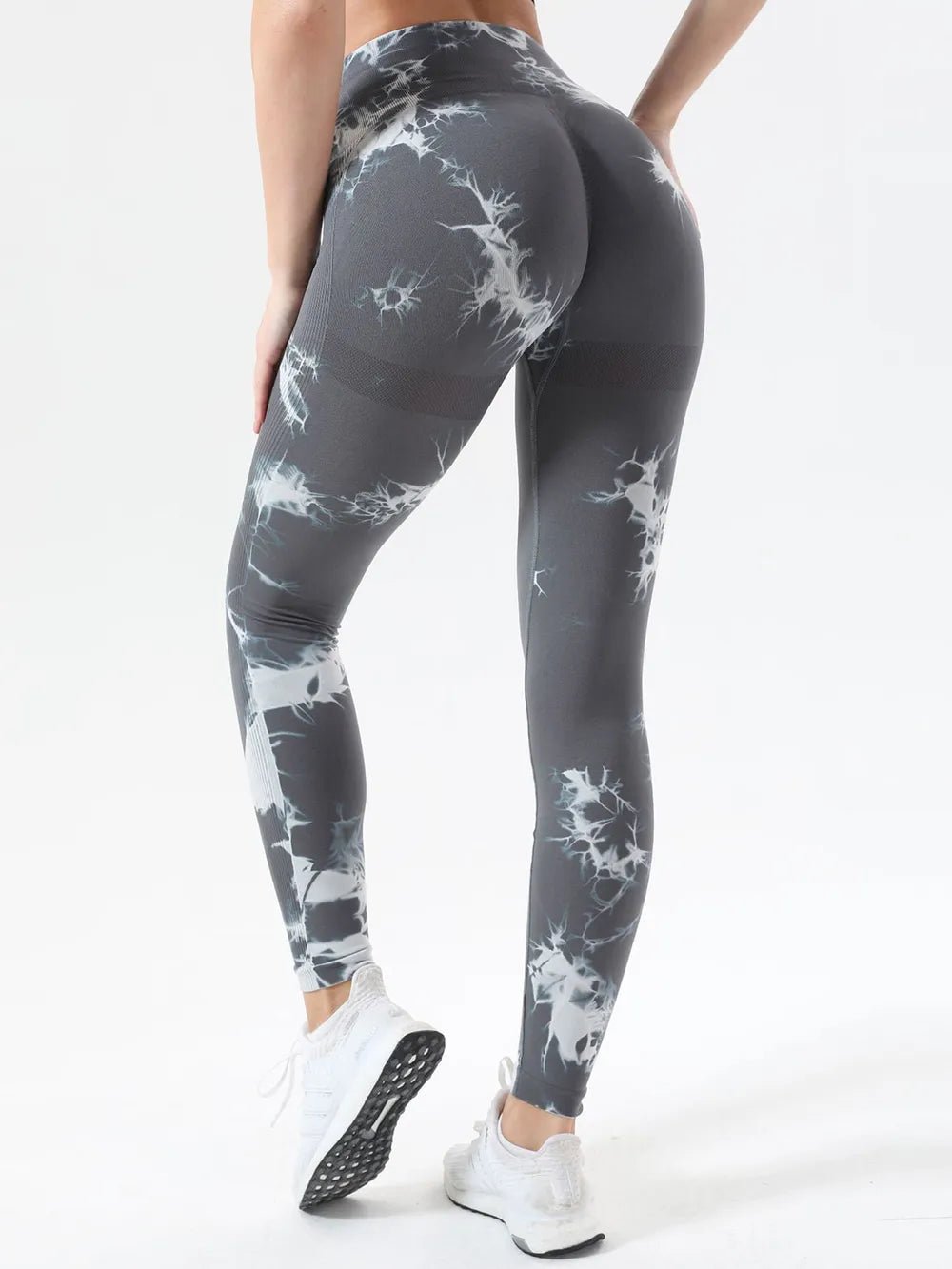Tie - Dye High Waist Active Leggings - Crowned Energy CO.