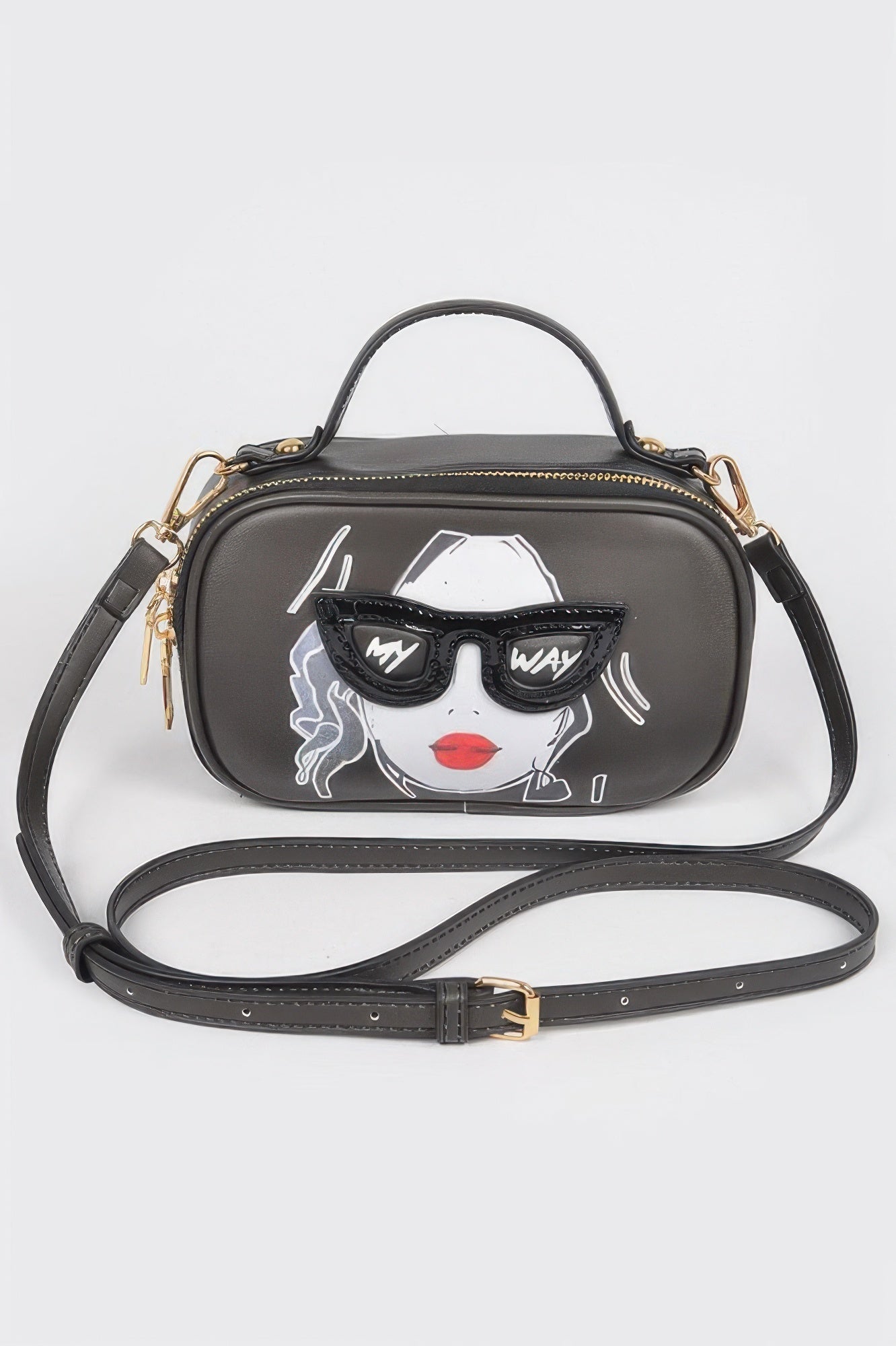 Top Handle Novelty Bag - Crowned Energy CO.