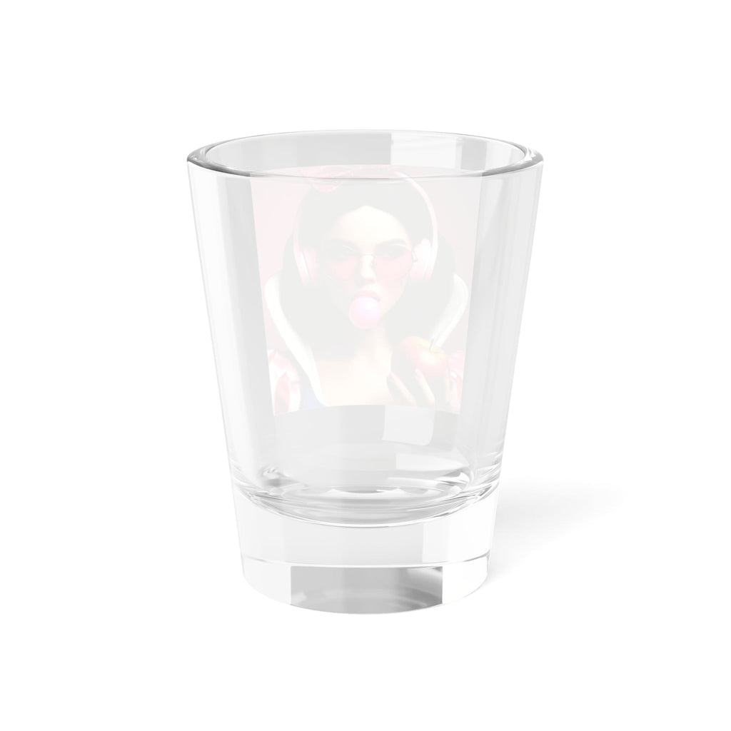 Crowned Energy CO. 1.5oz Printify Mug Trendy Snow White Shot Glass, Fun Décor, Unique Gift, Retro Vibes