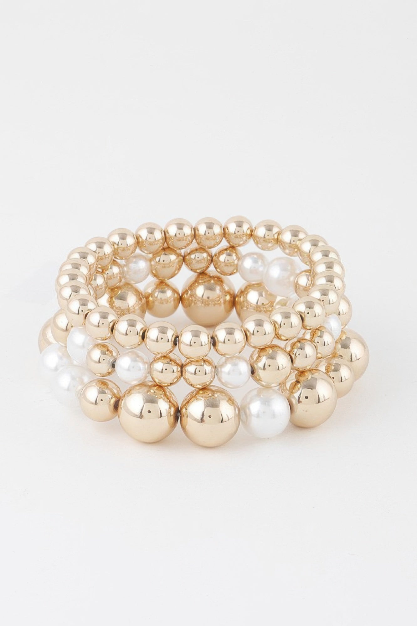 Triple Pearl Beaded Bracelet - Crowned Energy CO.
