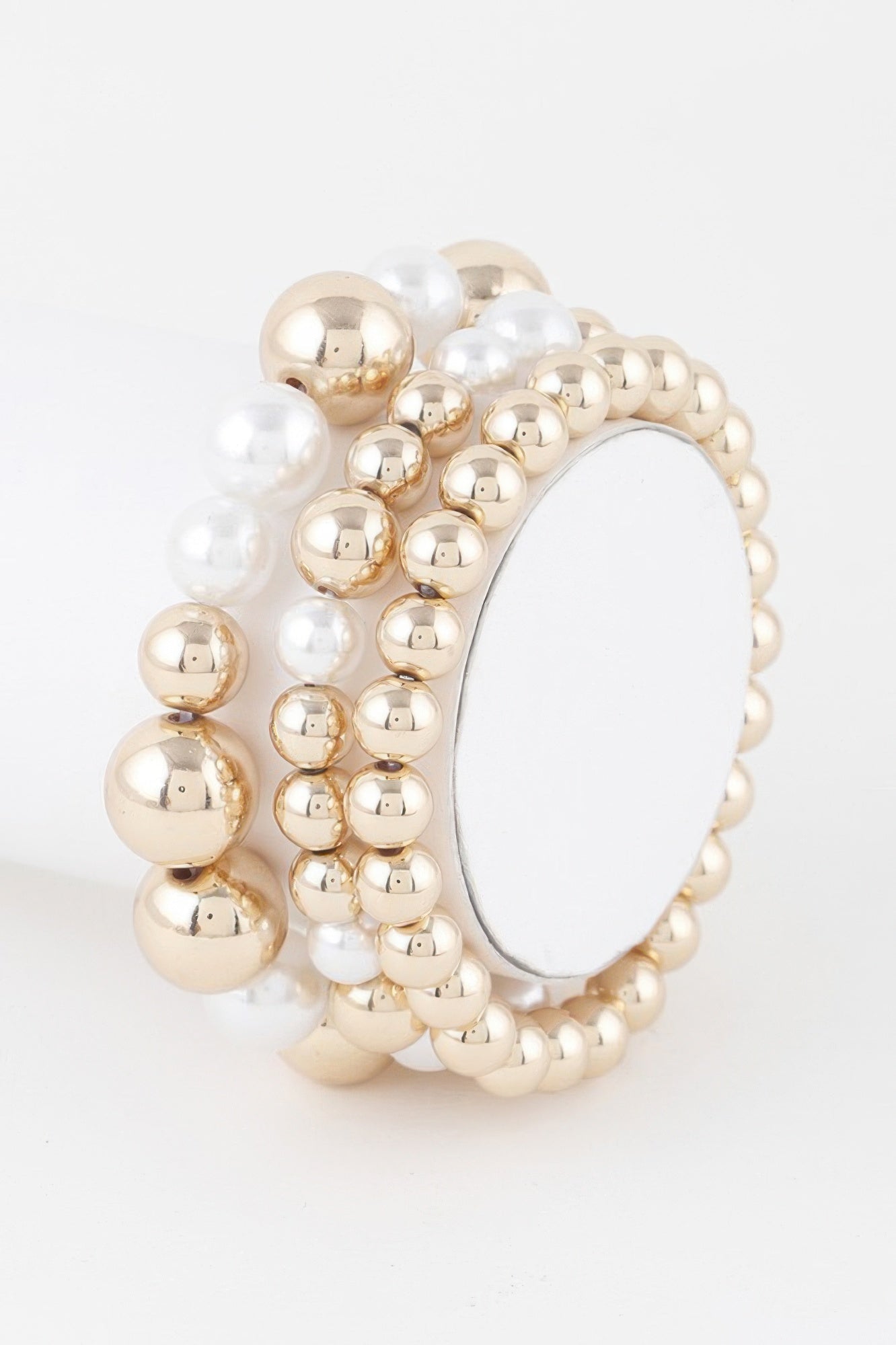 Triple Pearl Beaded Bracelet - Crowned Energy CO.