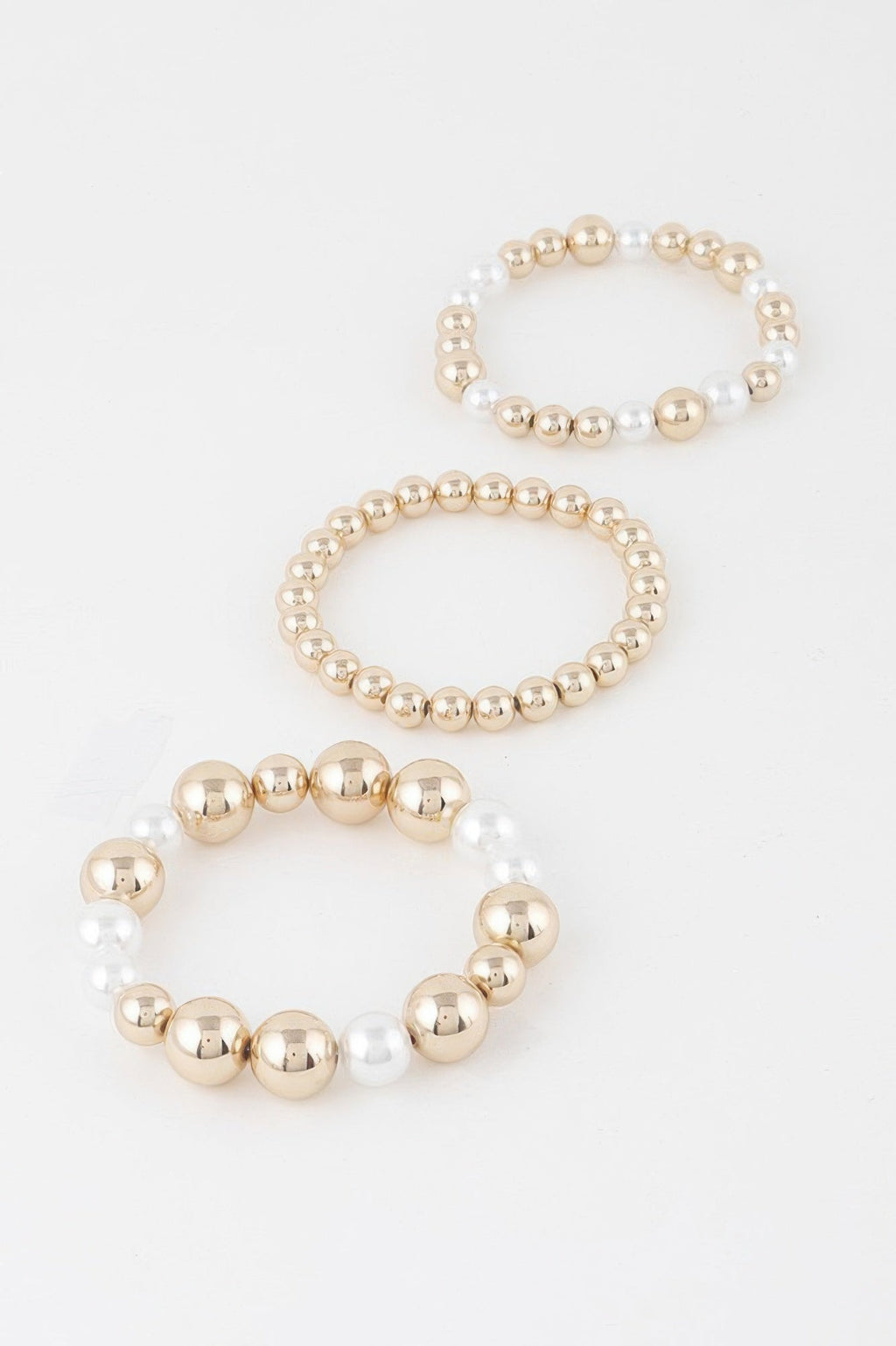 Triple Pearl Beaded Bracelet - Crowned Energy CO.