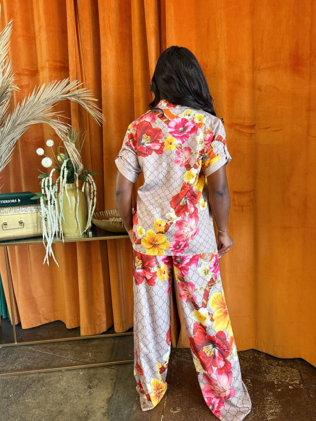 Crowned Energy CO. S ENDLESS MOON OUTFIT SET Tropical Muse Pants Set