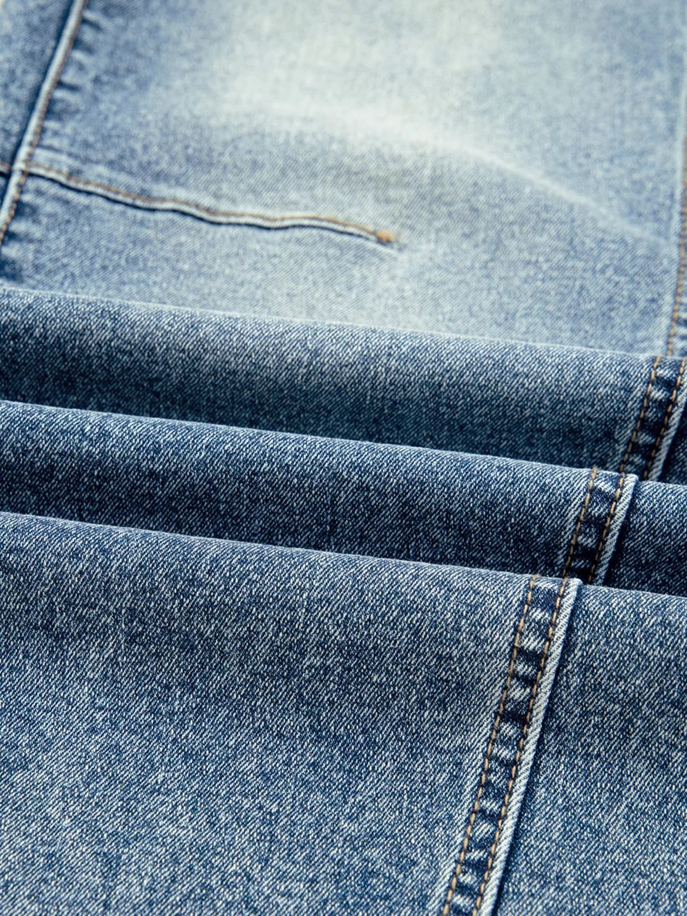 Vintage Washed Seam Detail Shift Jeans - Crowned Energy CO.