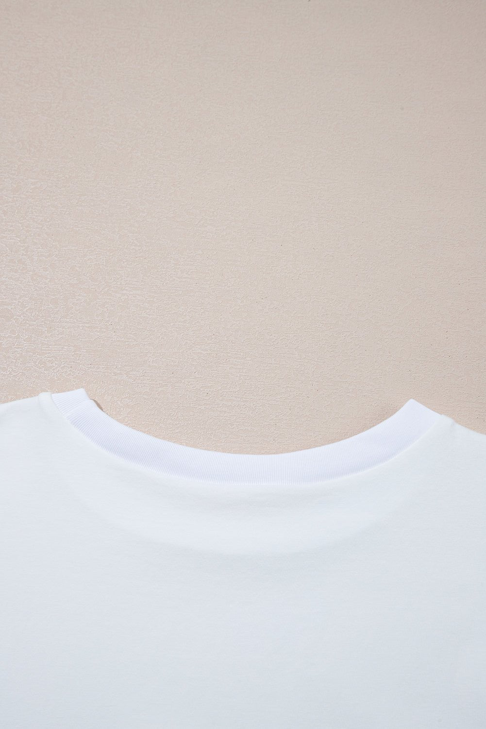 White Loose Half Sleeve Hi Low Hem T Shirt - Crowned Energy CO.