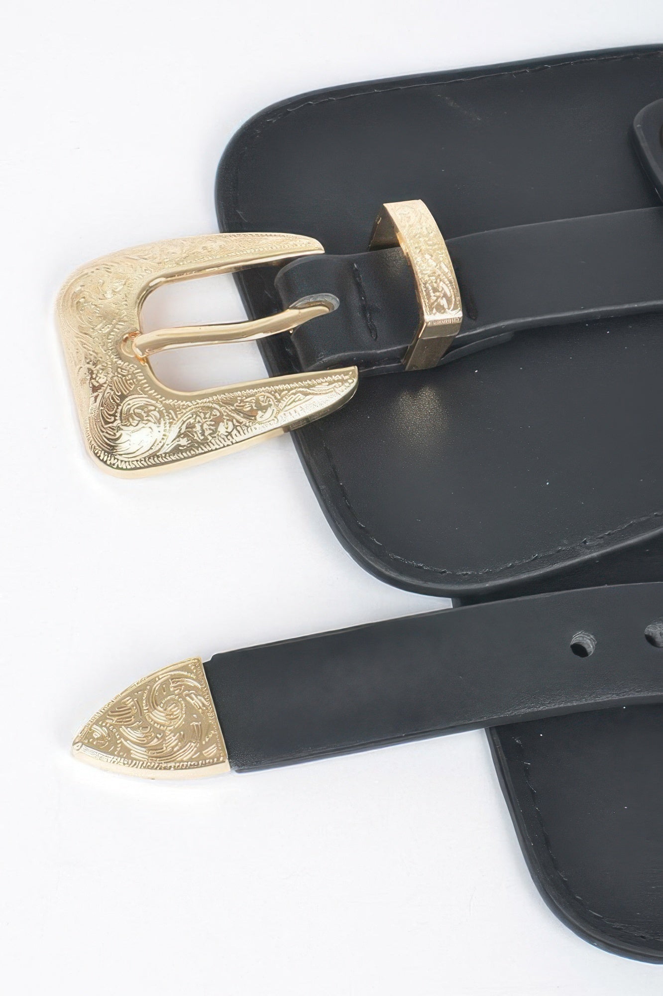 Wide Belt Buckle Plus Size Elastic Belt - Crowned Energy CO.