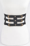 Wide Elastic Plus Size Belt - Crowned Energy CO.