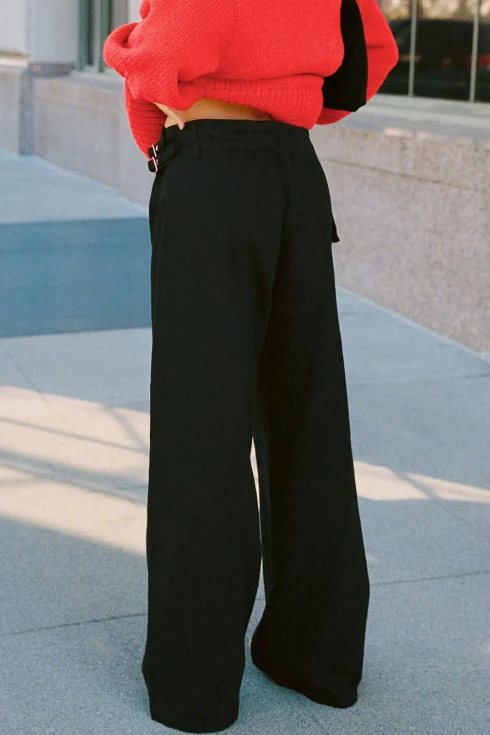 Wide Leg Jeans with Pockets - Crowned Energy CO.