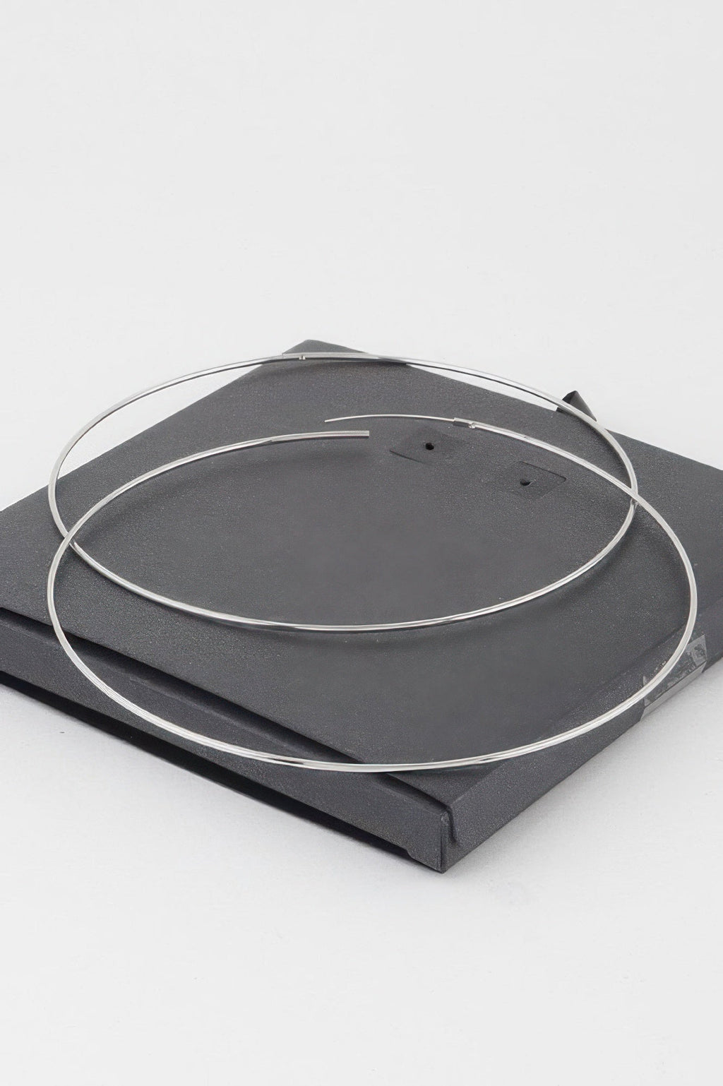 Wide Metal Hoop Earrings - Crowned Energy CO.