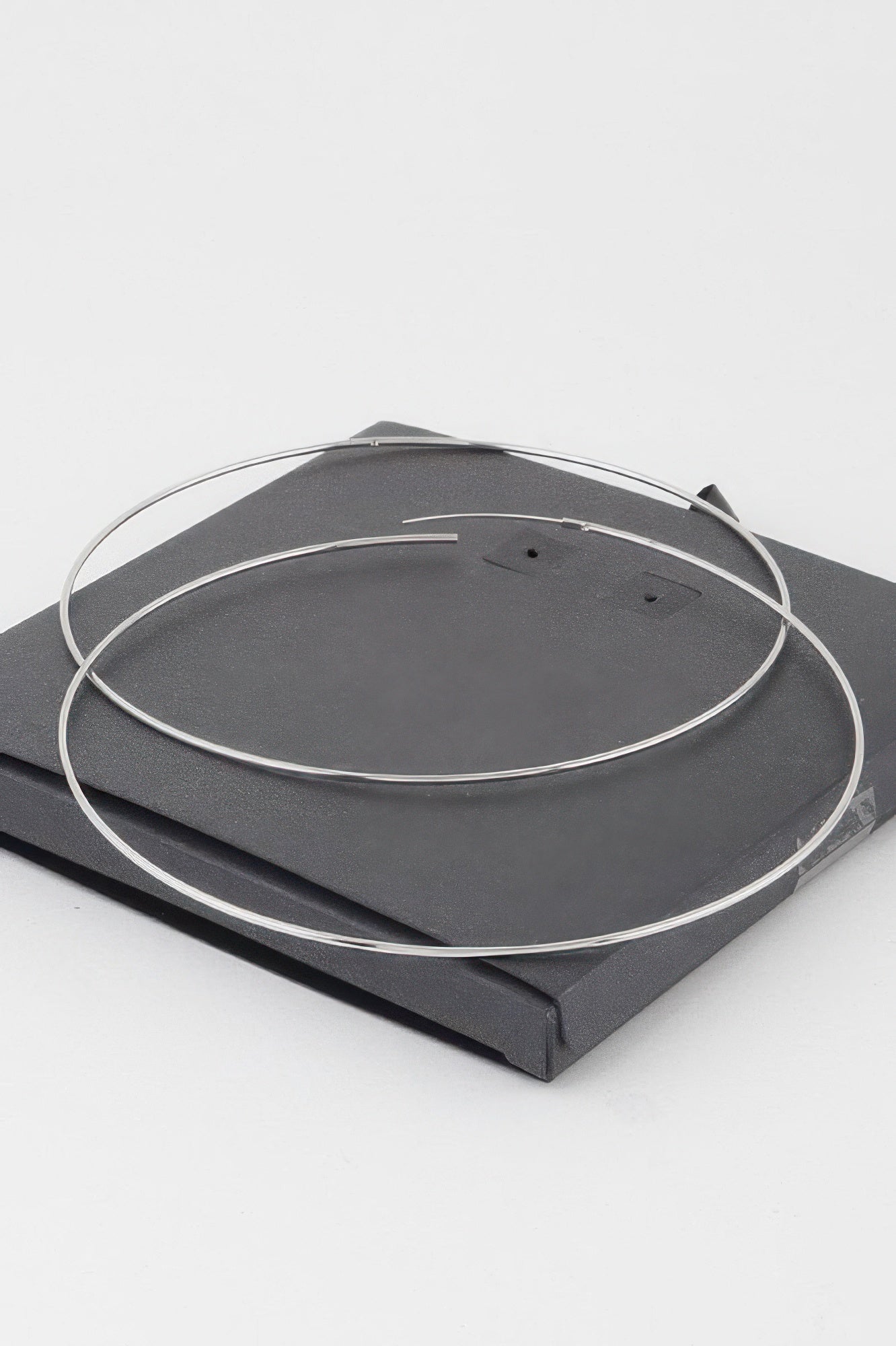 Wide Metal Hoop Earrings - Crowned Energy CO.