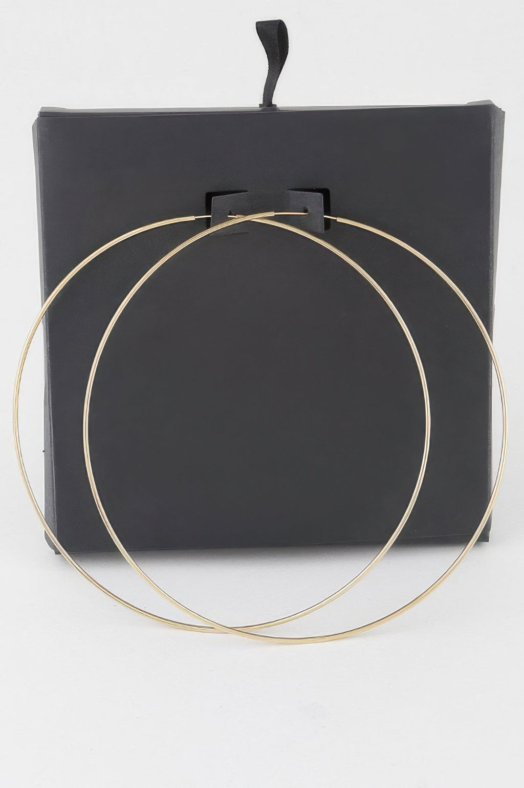 Wide Metal Hoop Earrings - Crowned Energy CO.