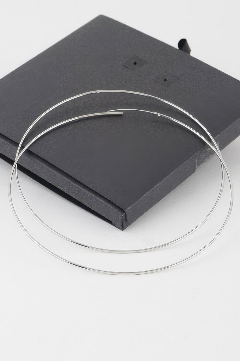 Wide Metal Hoop Earrings - Crowned Energy CO.