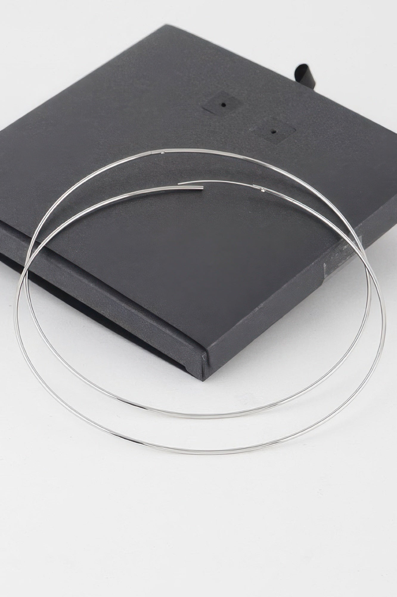 Wide Metal Hoop Earrings - Crowned Energy CO.