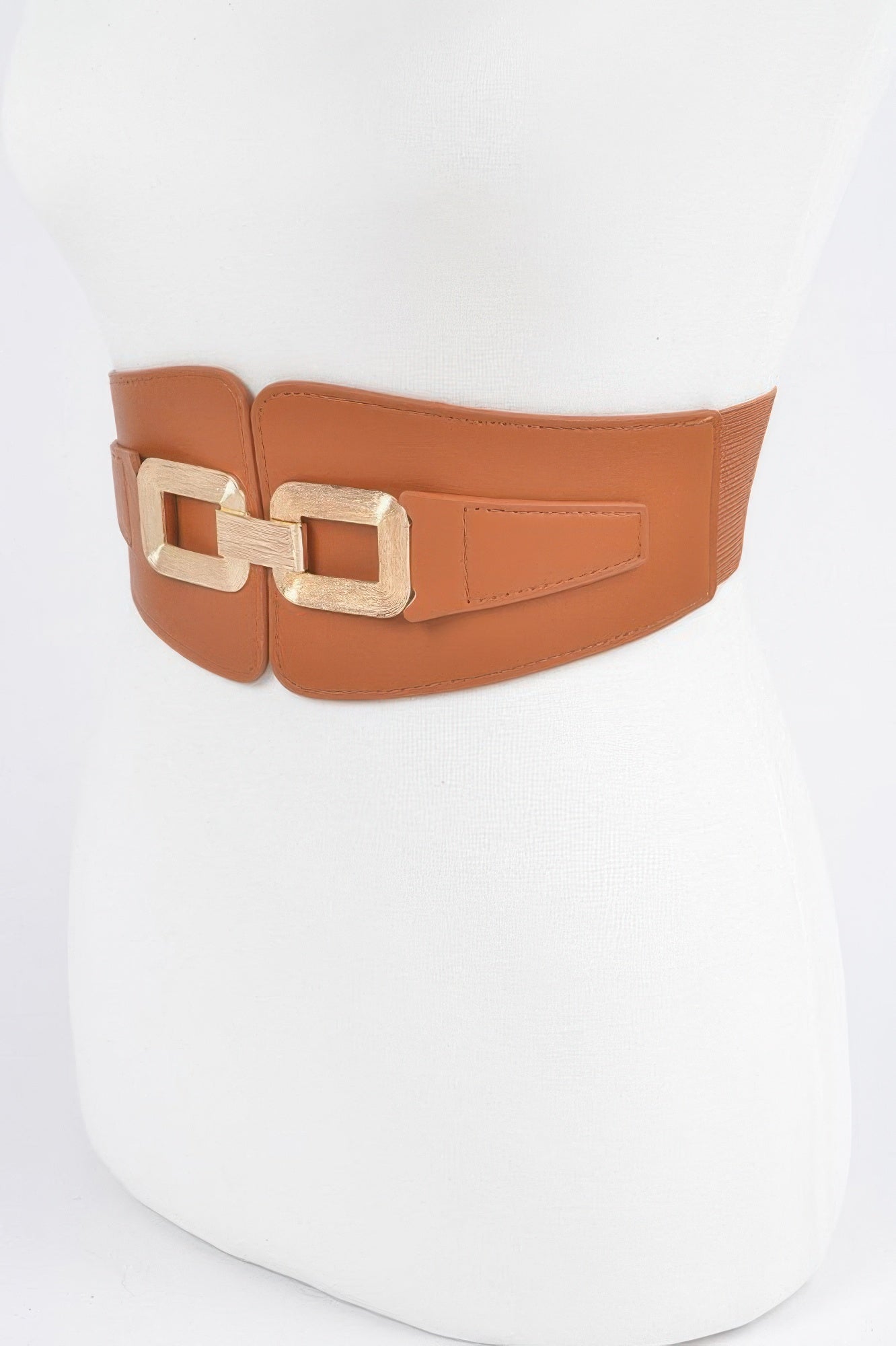 Wide Metal Link Elastic Belt - Crowned Energy CO.