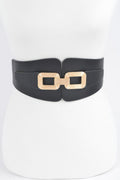Wide Metal Link Plus Size Elastic Belt - Crowned Energy CO.