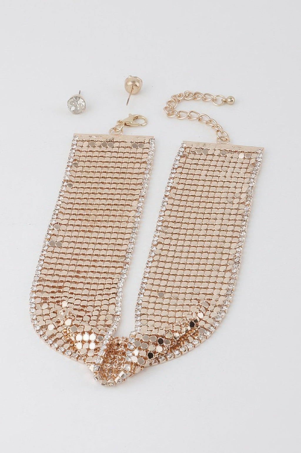 Wide Sequin Choker Necklace - Crowned Energy CO.