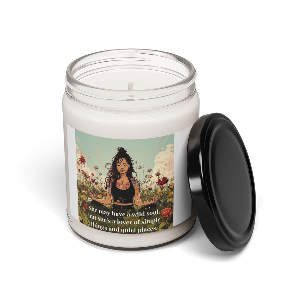 Crowned Energy CO. Clean Cotton / 9oz Printify Home Decor Wild Soul: Nature-Inspired Soy Candle for Serenity & Self-Care