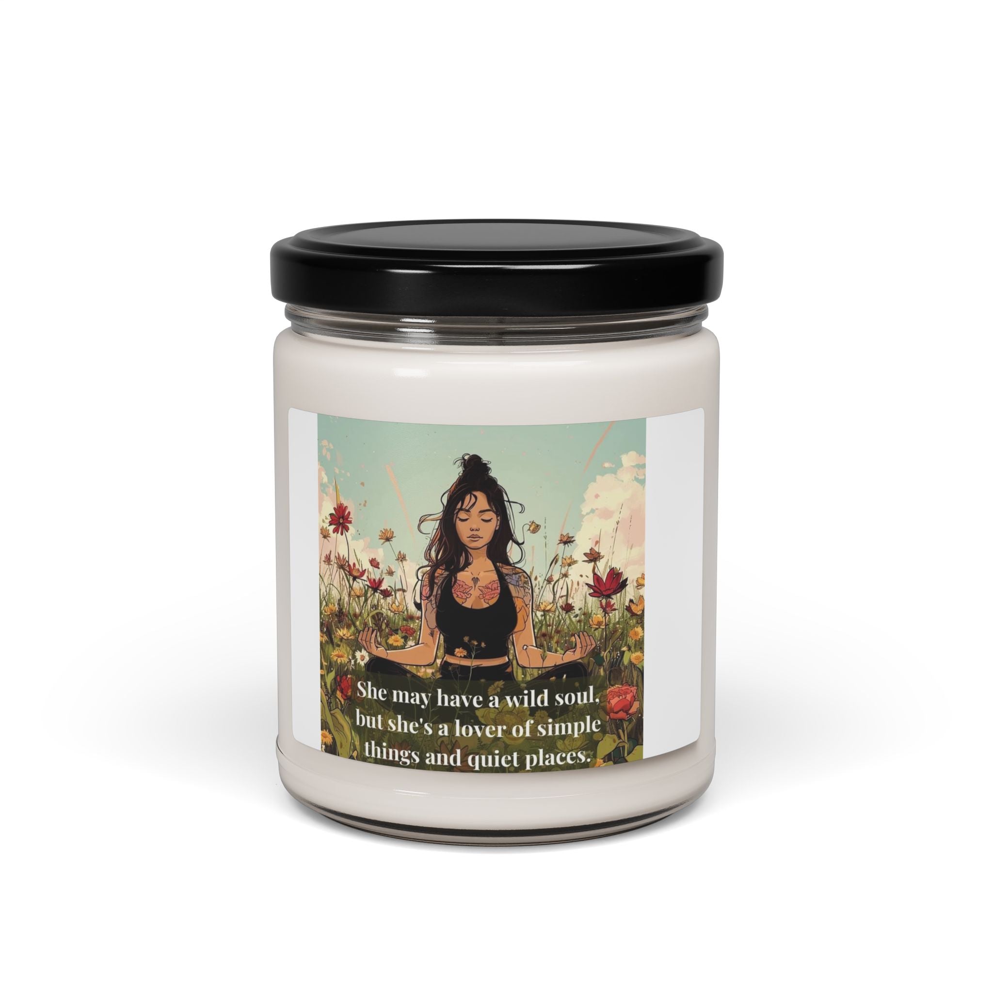 Crowned Energy CO. Atlantis Whisper / 9oz Printify Home Decor Wild Soul: Nature-Inspired Soy Candle for Serenity & Self-Care