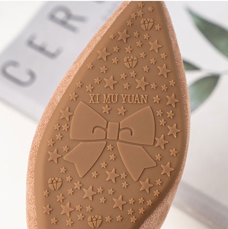 Women's Elegant Pearl Decor Point Toe Flats | ZAKAPOP - Crowned Energy CO.