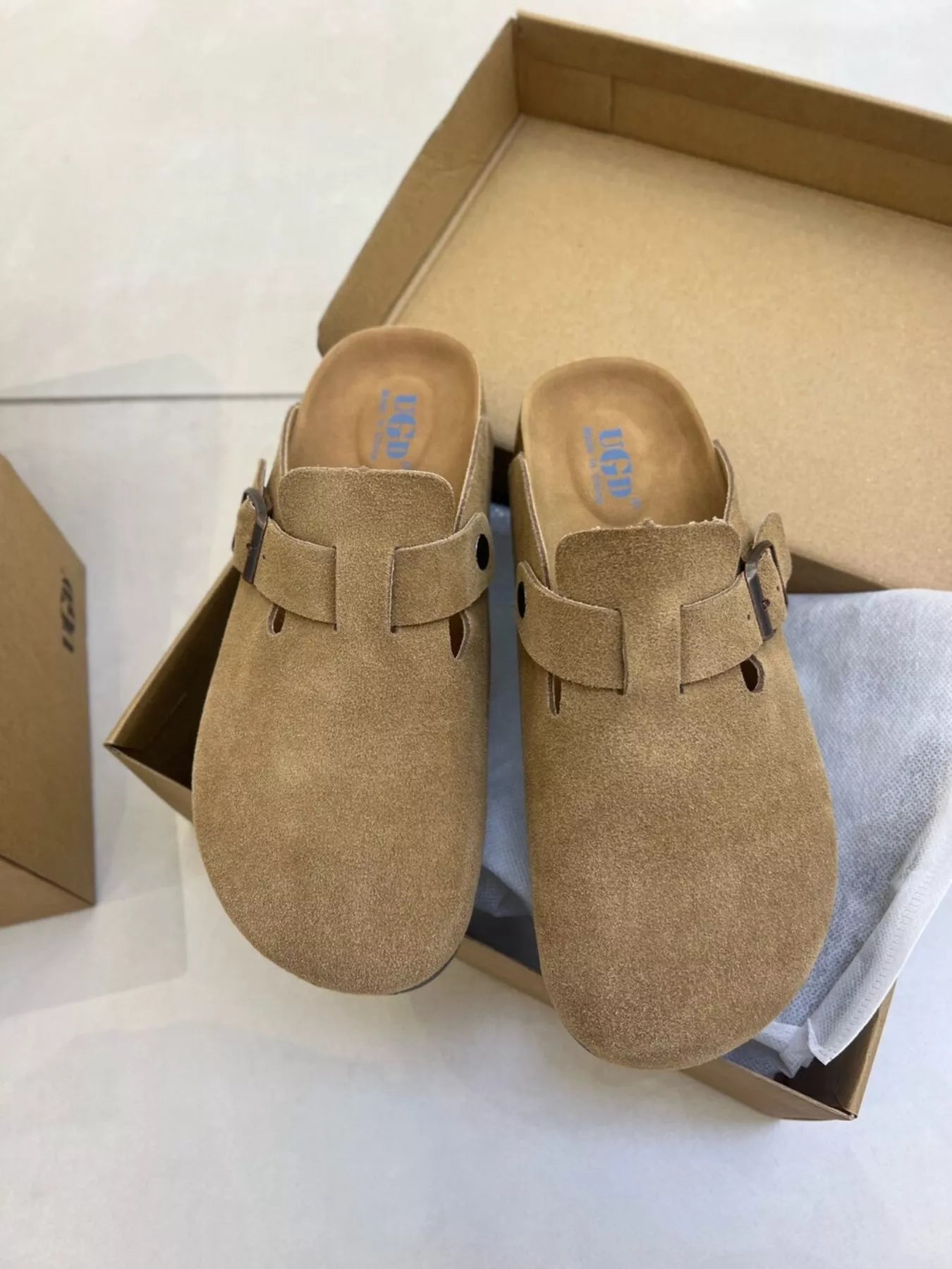 Women’s Round Toe Buckle Slip - On Flats - Crowned Energy CO.