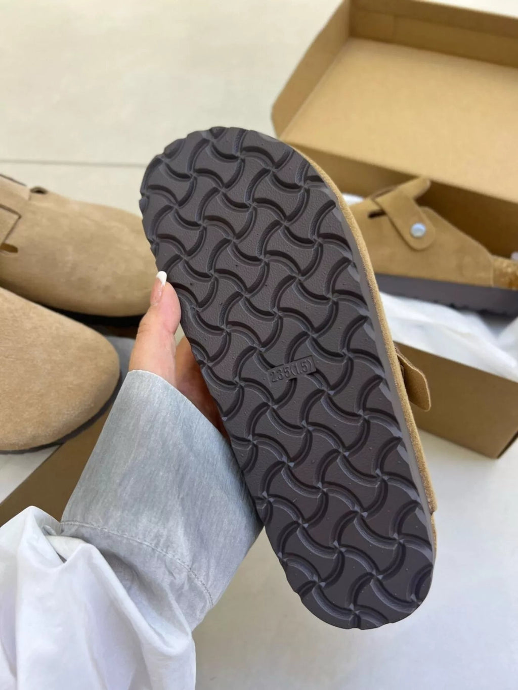 Women’s Round Toe Buckle Slip - On Flats - Crowned Energy CO.