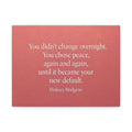 Crowned Energy CO. 12" x 9" (Horizontal) / 1.25" Printify Canvas Words to Empower: Motivational Quote Canvas for Self-Love & Clarity
