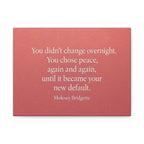 Crowned Energy CO. 12" x 9" (Horizontal) / 1.25" Printify Canvas Words to Empower: Motivational Quote Canvas for Self-Love & Clarity