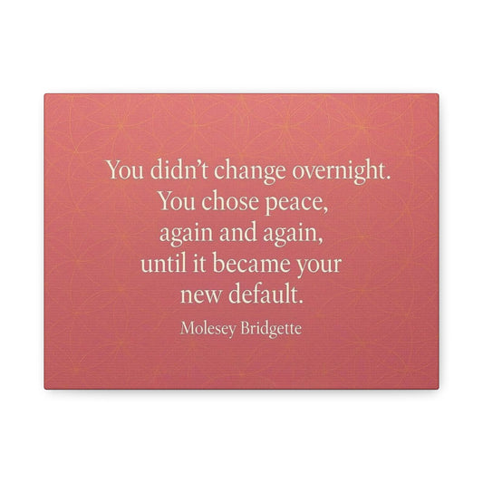 Crowned Energy CO. 12" x 9" (Horizontal) / 1.25" Printify Canvas Words to Empower: Motivational Quote Canvas for Self-Love & Clarity