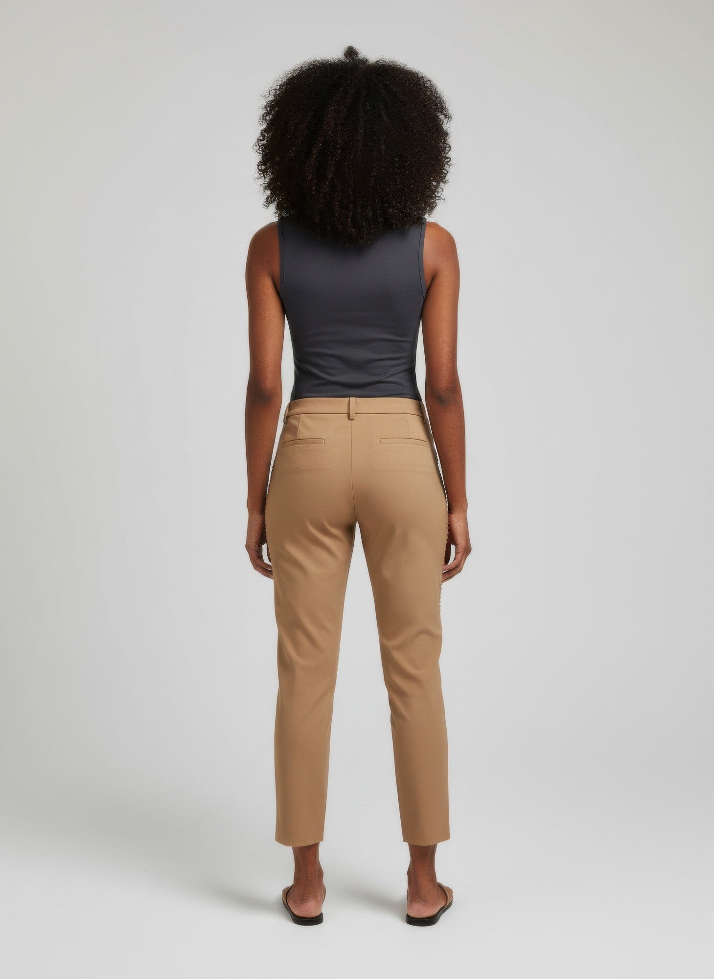 Zac & Rachel Solid Ankle Pants - Crowned Energy CO.