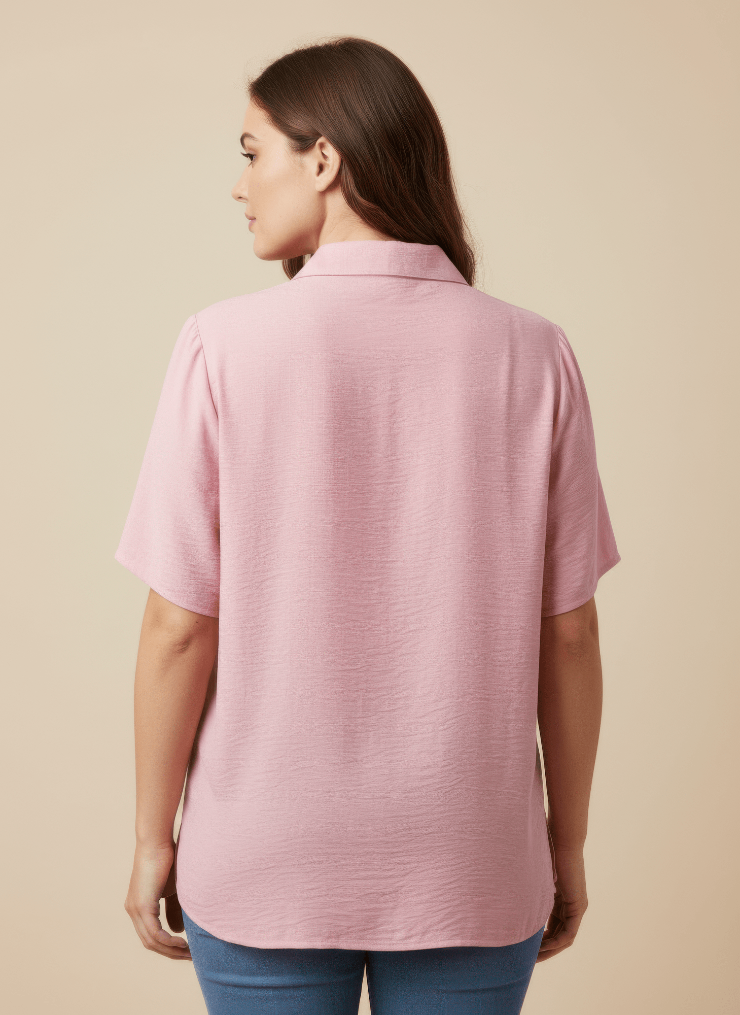 Zip - front Collared Utility Knit Top - Crowned Energy CO.