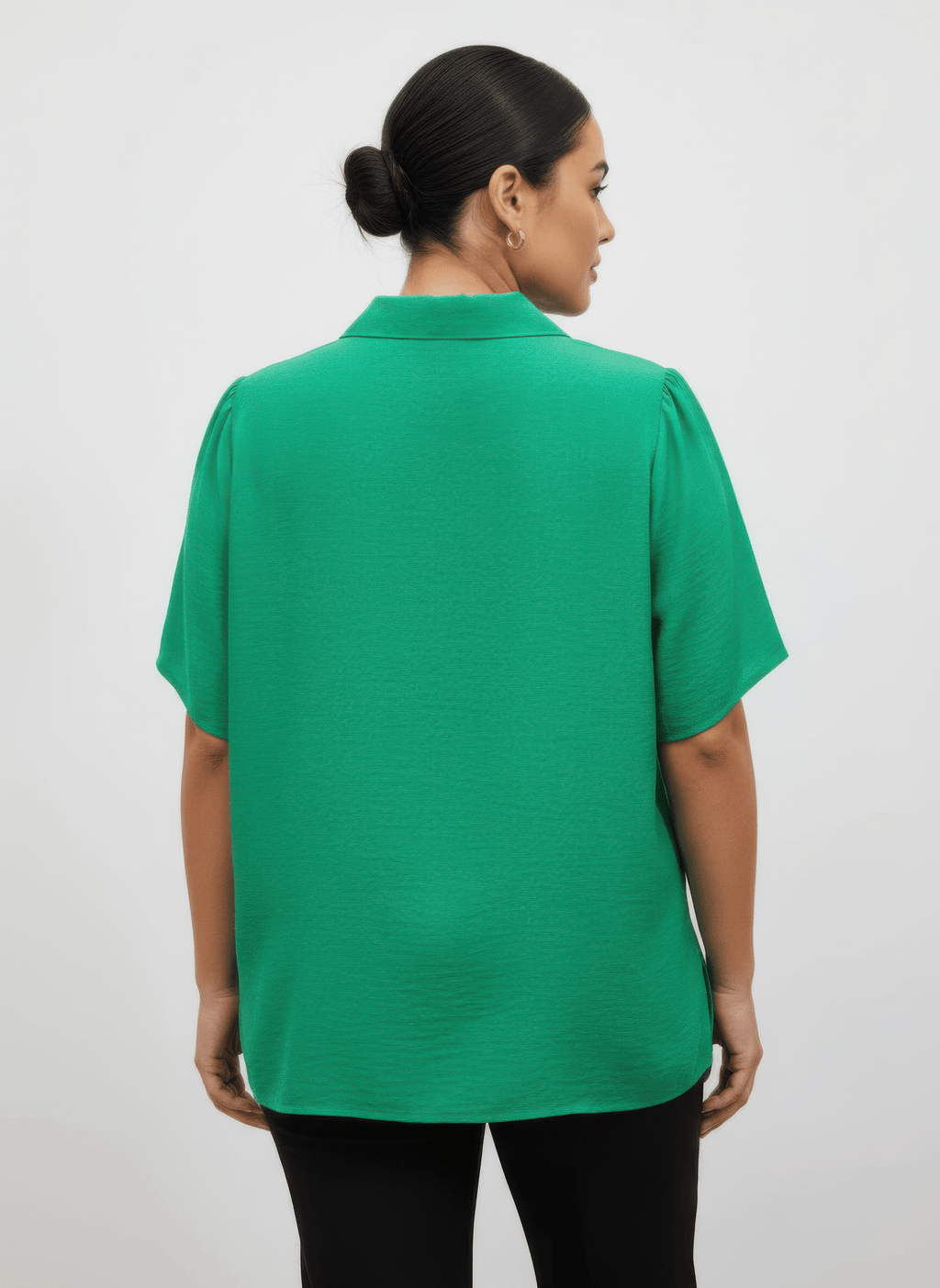 Zip - front Collared Utility Knit Top - Crowned Energy CO.