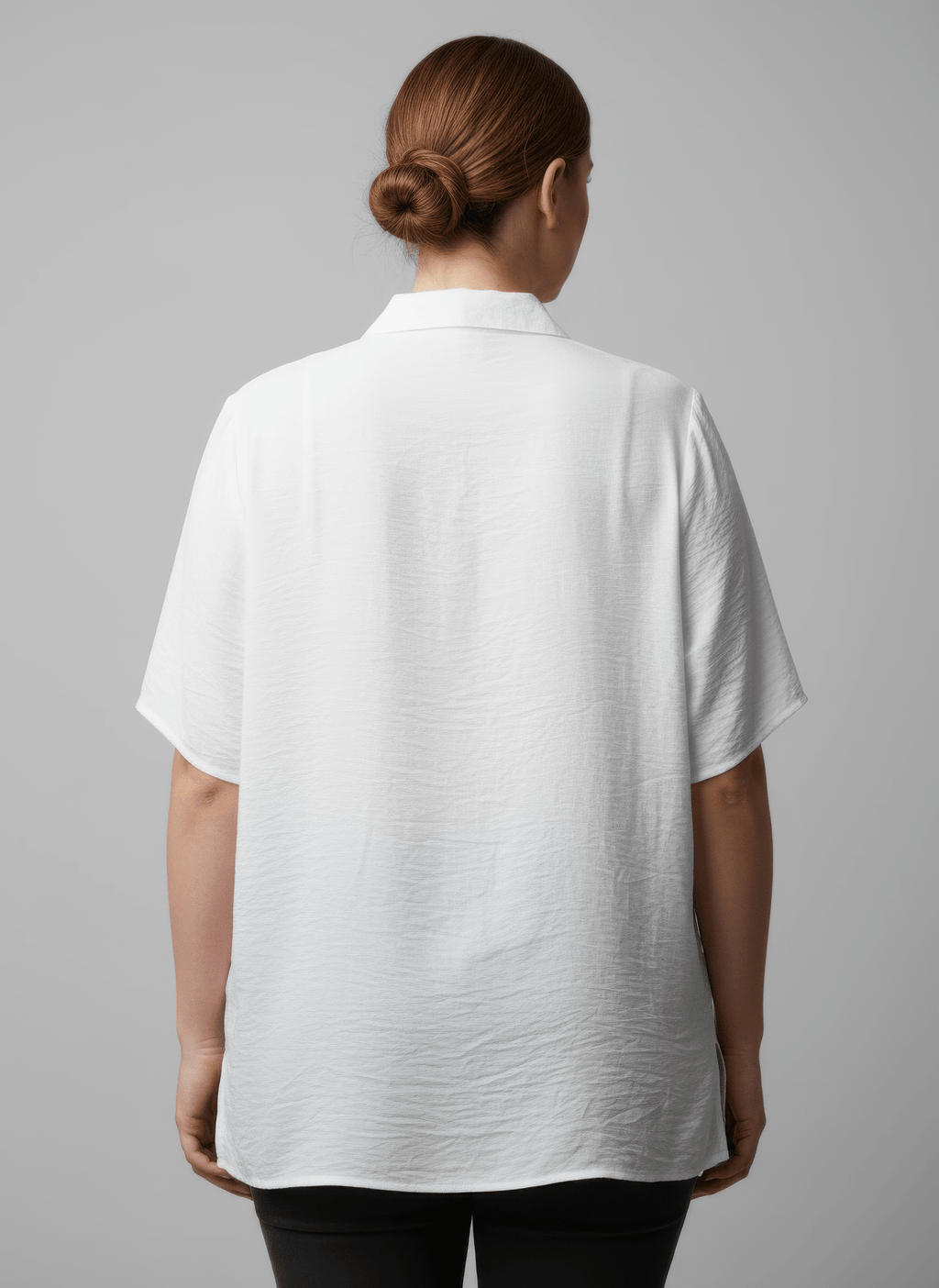 Zip - front Collared Utility Knit Top - Crowned Energy CO.