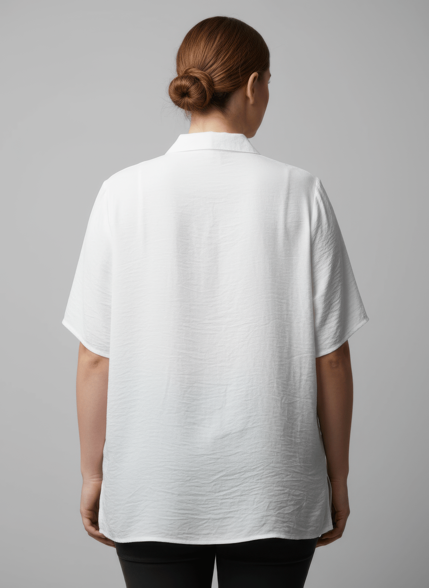 Zip - front Collared Utility Knit Top - Crowned Energy CO.