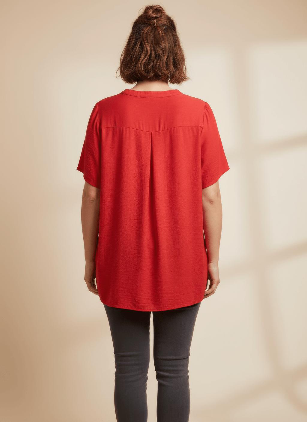 Zip - front Utility Pocket Knit Top - Crowned Energy CO.