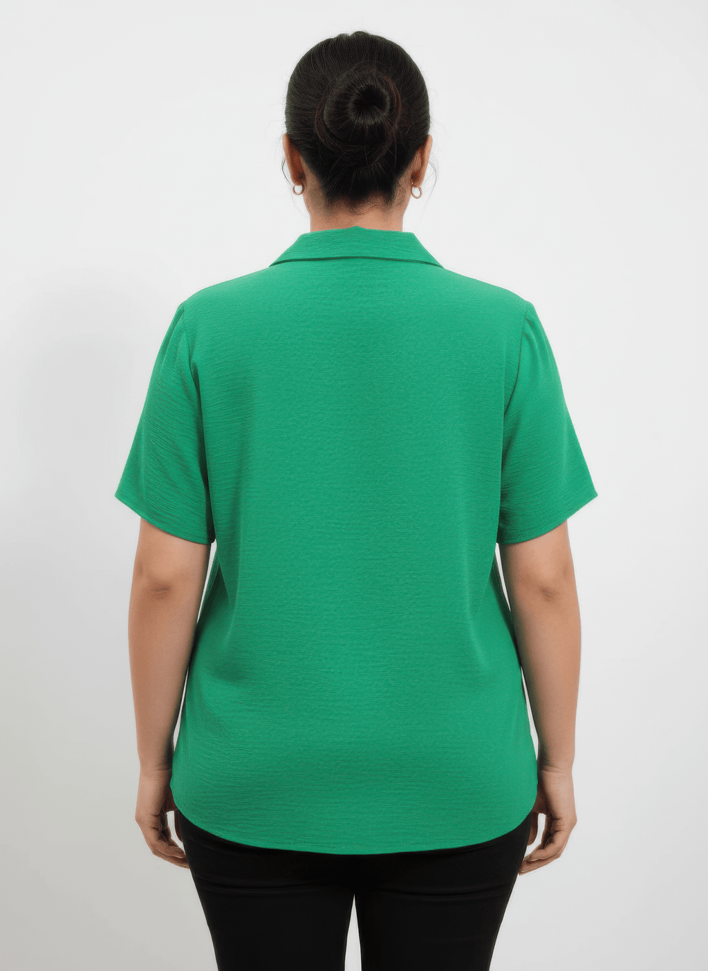 Zip Pocket Collared Knit Tunic Top - Crowned Energy CO.