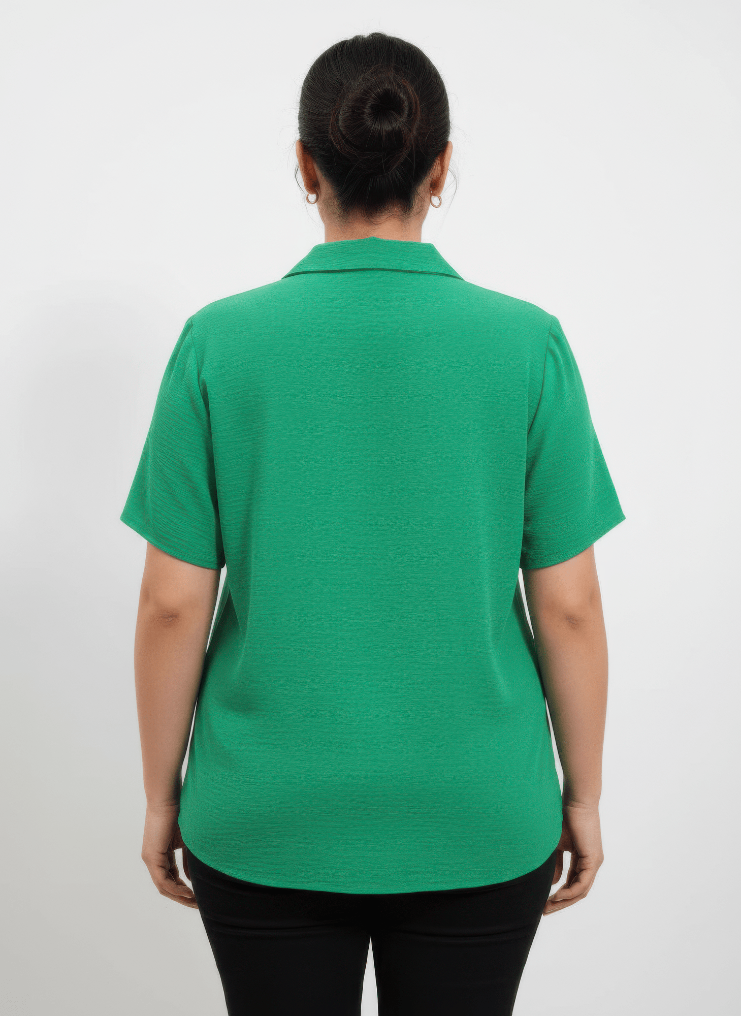 Zip Pocket Collared Knit Tunic Top - Crowned Energy CO.